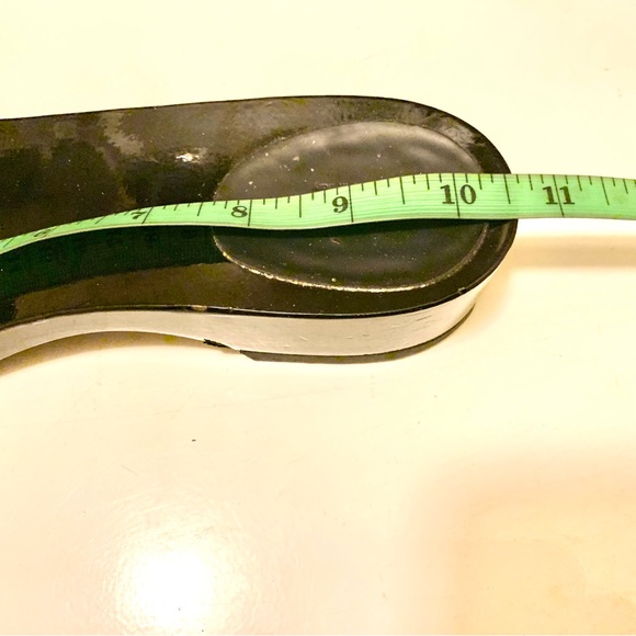 Authentic GUCCI Vitello Vernice Icon Bit Wood Clogs - Picture 10 of 12